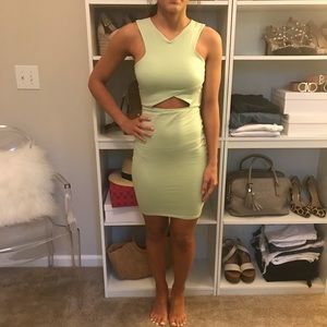NWT green bodycon dress!